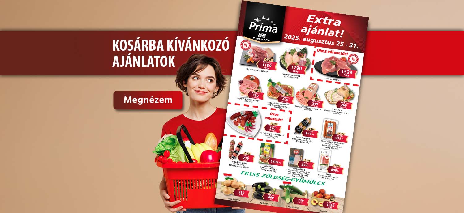 Augusztusi Extra ajánlataink!