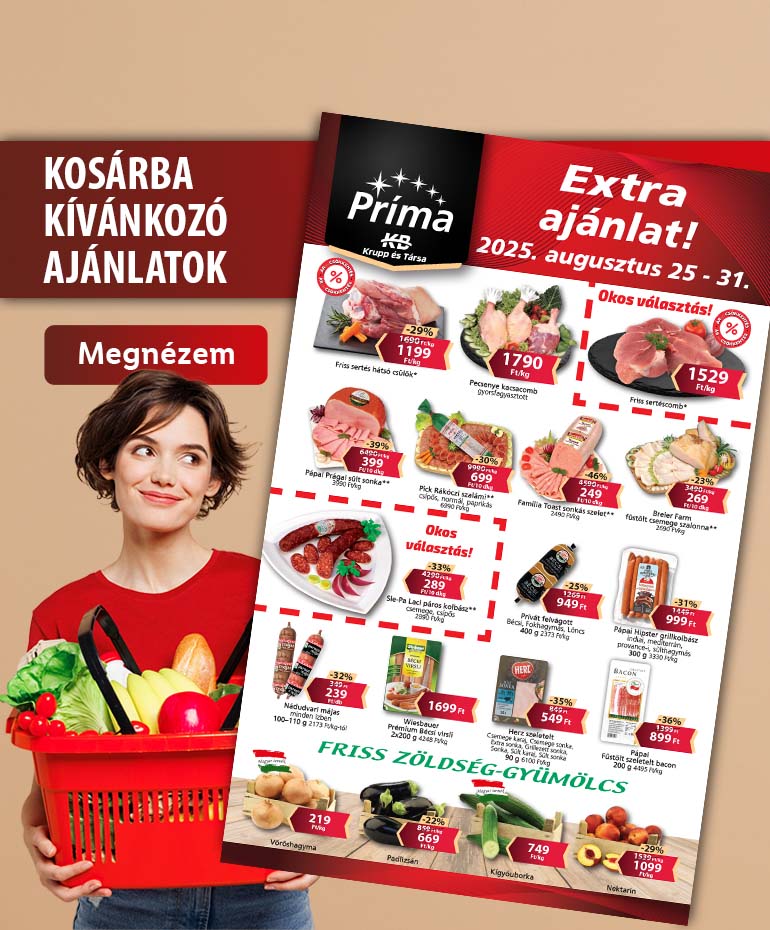 Augusztusi Extra ajánlataink!