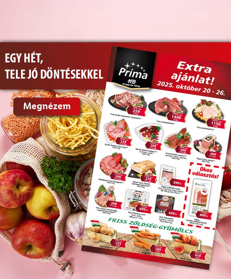 Októberi Extra ajánlataink 2025.10.20-10.26