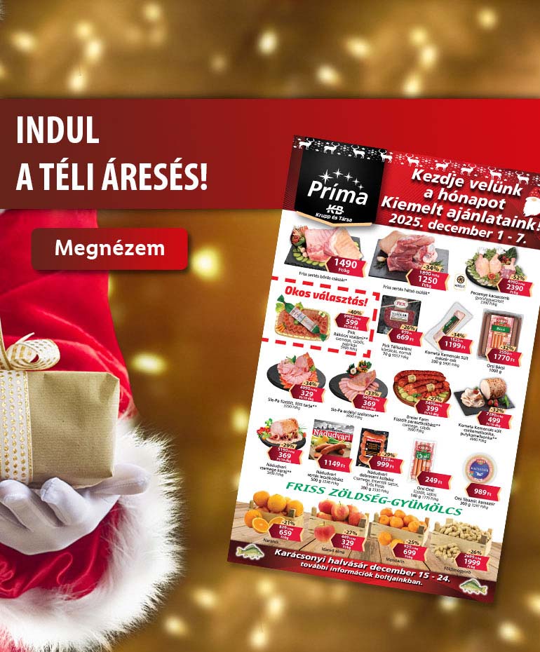 Decemberi KVH ajánlataink 2025.12.01.-12.07