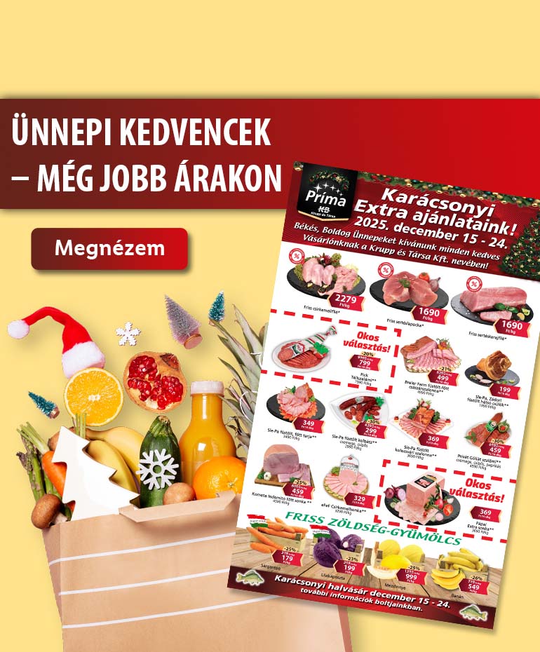 Decemberi Extra aj&aacute;nlatok - 2025.12.15-24.